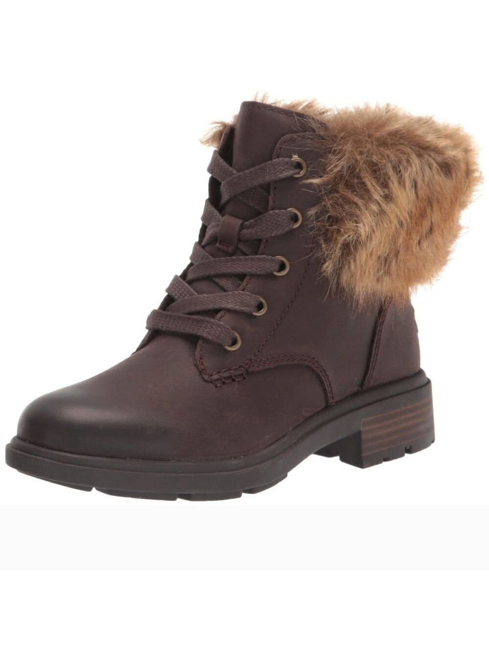 UGG HARRISON LACE TIPPED STOUT LEATHER WATERPROOF BOOTS